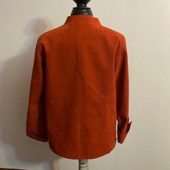 Adolph Schuman for Lilli Ann Vintage (70-80's) Orange jacket, size L - Picture 2 of 5